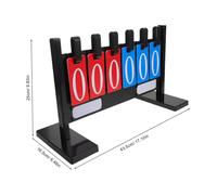 Abaodam Portable Outdoor Sports Scoreboard Weatherproof Flip Score Keeper Digit Display Detachable Design for Basketball Volleyball Tennis Competitions