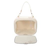 Abaodam Portable Parrot Travel Carrier Cage Breathable Mesh, Handheld Budgie Bird Carrying Case for Small Birds, Lightweight Parakeet Backpack for Outdoor Use