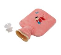 Abaodam Portable Pink Hot Water Bottle with Lovely Design, Thickened PVC and Spandex Material, Keeps You Warm for Winter Use, Hand Warmer Pouch for Home Comfort