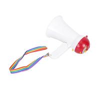 Abaodam Portable Plastic Megaphone Loudspeaker Lightweight Voice Amplifier for Announcements Stage Performances and Teaching Microphone for Adults
