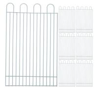 Abaodam Portable Playpen Panels Small Pet Playpen Easy to Clean Safe and Reliable Iron Wire Plastic White Panels for Garden and Home Use Suitable for Guinea Pig Hamster