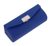 Abaodam Portable Pu Lipstick Holder with Mirror Single Case for Women, Elegant and Simple Design, Blue Colour, Well Protect Your Lipstick for Daily Carry Random Color