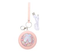 Abaodam Portable Rechargeable Hand Warmer with USB Charging Skin Friendly Material and Lanyard Design Pocket for Office Home Study Winter Gift in Pink