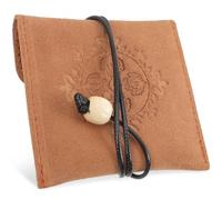 Abaodam Portable Retro Design Jewelry Storage Bag for Buddha Beads Necklaces Pendants and Bracelets Lightweight Organizer Pouch for Party and Daily Use