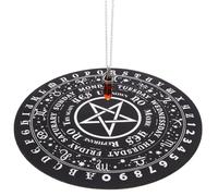 Abaodam Portable Rubber Pendulum Board Decorative Divination Message Board with Assorted Colours and Artistic Style, Lightweight and Sturdy for Table Decor and Spiritual Use