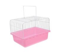 Abaodam Portable Small Birdcage for Lovebirds and Parakeets Lightweight Abs Travel Carrier Cage for Cockatiels and Finches Easy to Clean Habitat for Small Animals