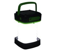Abaodam Portable Solar LED Camping Lantern Collapsible Tent Light with USB Rechargeable Power Bank Lightweight Backpacking Lantern for Hiking Emergency Outages Outdoor Green