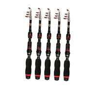 Abaodam Portable Telescopic Fishing Rod Folding Pole with Ergonomic Handle Lightweight and Durable Fishing Accessory for Fish Lovers for Travel and Sea