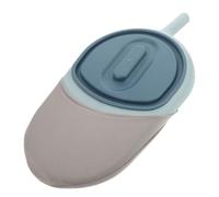 Abaodam Portable Toilets Bedpan 2 Pack Lidded Patient Bedpan with Handle Smooth Edges No Burr Compact Size Plastic Round Design for Home and Car Use Elderly and Pregnant Women Random Color