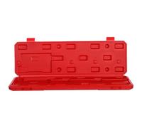 Abaodam Portable Vernier Caliper Storage Container 0-300Mm Red Plastic Measuring Tool Holder for Travel and Workshop Use
