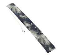 Abaodam Portable Vertical Flute Case Cotton Flannel Travel Storage Bag 85x6cm Printed Dustproof Flute Protector for Musicians