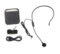 Abaodam Portable Voice Amplifier with Headworn Microphone Loud Speaker for Teaching Singing and Tour Guiding Rechargeable Battery Up to Days Use Multifunctional Playback