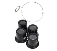 Abaodam Portable Watch Repair Loupe Magnifying Glasses for Jewelers and Fine Craftwork Pocket-sized Eye Clip Magnifier for Precision Watch Maintenance and Detailed Soldering Tasks