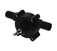 Abaodam Portable Water Suction Pump for Electric Drill Mini Pump for Water Transfer Sewage Removal Drainage Compact Detachable Inlet Outlet Black