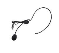 Abaodam Portable Wired Headset Microphone with Voice Amplifier for Teachers and Salesmen, Plastic Material, Connects to Loudspeaker and Laptop Microphone Interface, for Visiting
