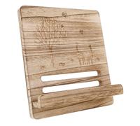 Abaodam Portable Wood Music Stand Vintage Classic Foldable Desktop Book Organizer for Tablets and Books, for Musicians and Professionals