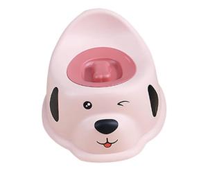 Abaodam Potty Training Seat with Cute Puppy Pattern, Easy-to-Clean Pp Material and Nonslip Base, for Bathroom Use and Potty Training at Home