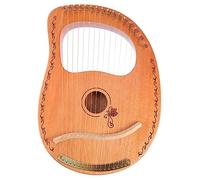 Abaodam Practical Lyre Harp Instrument with Longer Sustain Effect and Smooth Surface, Delicate Portable String Instrument for Beginner Learning and Playing