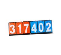 Abaodam Practical Multi Function Sports Scoreboard Flip Score Keeper for Games Like Volleyball Basketball and Tennis Durable and Easy to Read Scoring Plate