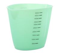 Abaodam Practical Silicone Measuring Jug for Baking and Cooking with Double Mouth Design and Easy to Clean Features, Light Green Graduated Cup Kitchen Tool Random Color