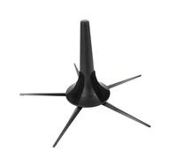 Abaodam Practical Trumpet Stand Musical Instrument Display Stand Five-leg Metal Bracket Foldable Clarinet Holder