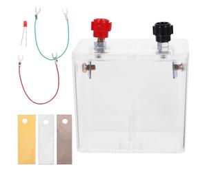 Abaodam Primary Battery Experiment Science Kit Copper, Iron, Zinc Conductors - DIY Battery Materials Physics Teaching Supplies for Chemistry Experiments and Educational Use