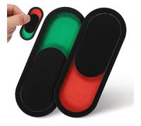 Abaodam Privacy Door Sign Slider 2 Pcs Black 3×7Cm Adhesive Vacancy Occupied Indicator for Office and Toilet Doors