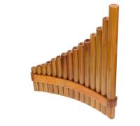 Abaodam Professional Bamboo Pan Flute Set 15 Pipes g Tone Portable Panpipe for Boys and Girls