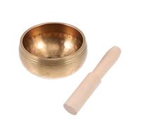 Abaodam Professional Buddhist Sound Bowl Singing Bowl for Music Therapy Meditation Tool Simple Design for Yoga Practice Made of Material