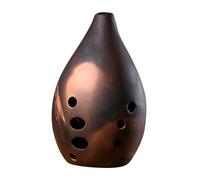 Abaodam Professional Ceramic Xun Flute Chinese Ocarina with Deep Rich Sound for Beginners and Artists Blow Traditional Wind Instrument Tuned for Pure Melody