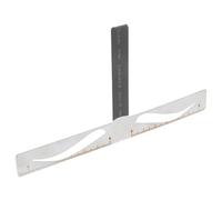 Abaodam Professional Eyebrow Measuring Tool Metal Three-point Ruler Portable Brow Stencil Kit for Beginners and Lazy People Suitable for Home Use a Trip