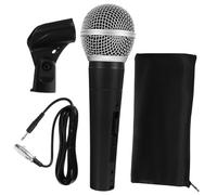 Abaodam Professional Grade Wired Microphone for Gaming Singing Studio Quality Dynamic Mic Spherical Mesh Ktv Performer