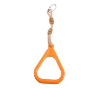Abaodam Professional Gymnastics Rings with Non Slip Handles and Short Strap Portable Outdoor and Indoor Pull Up Equipment for Childrens Playground Fitness and Home Exercise