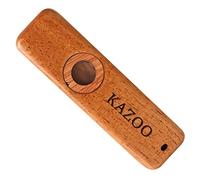 Abaodam Professional Kazoo Instrument Wood Kazoo Membranes for Musicians Vintage Musical Instrument for Guitar Partners