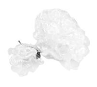 Abaodam Professional Lawyer Wig Judge Wig Overhead Men Long Curly Synthetic Easy Change Look for Parties