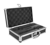 Abaodam Professional Microphone Case for Drop and Crush Protection with Hard Shell Exterior and Triple-Layer Foam Suitable for Lavaliers and Audio Cables, for Travel Storage