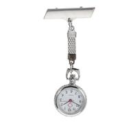 Abaodam Professional Nurse Fob Pocket Watch with Dial and Secure Clip Elegant Alloy Medical Watch for Nurses Doctors Healthcare Workers and Nursing Students