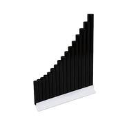 Abaodam Professional Panpipe Portable Pan Flute for Boys and Girls Black Pipe Music Instrument