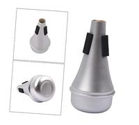 Abaodam Professional Silver Trumpet Cup Mute Lightweight Practice Accessory for Musicians for Jazz Silent Play at Night Fits All Trumpets