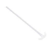 Abaodam Ptfe Stir Bar Alkali Resistance Laboratory Stirring Rod Non-adhesion Chemistry Experimental Stirrer for Professional Use White Mixing Paddle