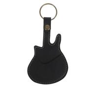 Abaodam Pu Guitar Pick Holder Bag Plectrum Case Keyring Portable Storage Guitar Picks