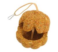 Abaodam Pumpkin-shaped Parakeet Foraging with Vegetables and Nuts, Grinding and Biting Entertainment for Small Birds and Macaw, Parrot Fun for Cage Chewing and Treats