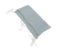 Abaodam Pure Cotton Stroller Storage Bag Double Slots Bed Organizer for Diaper and Essentials Portable Travel Use
