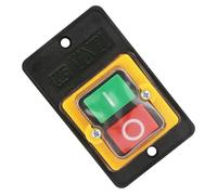 Abaodam Push Button Switch Emergency Stop off Switch Waterproof for Drill Presses with Copper Material, Resists Coolant Splashes and Moisture and Heavy-duty Workshop Machinery