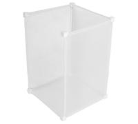 Abaodam Pvc Cat Litter Box Guard with Three-sided Design and Open Top, Anti-splashing Splash Protection for Small Animals and Cats, Easy to Clean and Sturdy Pet Litter Pan Accessory