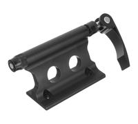 Abaodam Quick Release Fork Mount Bike Rack for Bicycle Forks, Black | Aluminum Metal Build, Safe Steady Loading, Compact Storage for Shed or Workshop Wall Mount