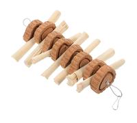 Abaodam Rabbit Chew Natural Biting for Small Pets Portable Teething for Bunnies Hamsters and Guinea Pigs Safe Odorless Material for Chewing and Exploring