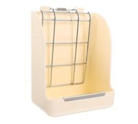 Abaodam Rabbit Feeder Spring Mechanism Guinea Pig Grass Rack Chinchilla Dispenser Small Animal Feeding Tool Cage Holder for Hamsters and Bunnies