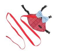 Abaodam Rabbit Gentleman Suit Adjustable Bunny Harness Leash Set for Small Animals Cute Rabbit Clothes Animal Chest Strap for Outdoor Walks Parties Everyday Use