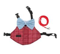 Abaodam Rabbit Harness And Leash Set: Adjustable Bunny Harness Leash for Small Animals - Cute Rabbit Clothes with Walking Rope for Outdoor Walks Parties And Everyday Use (m)